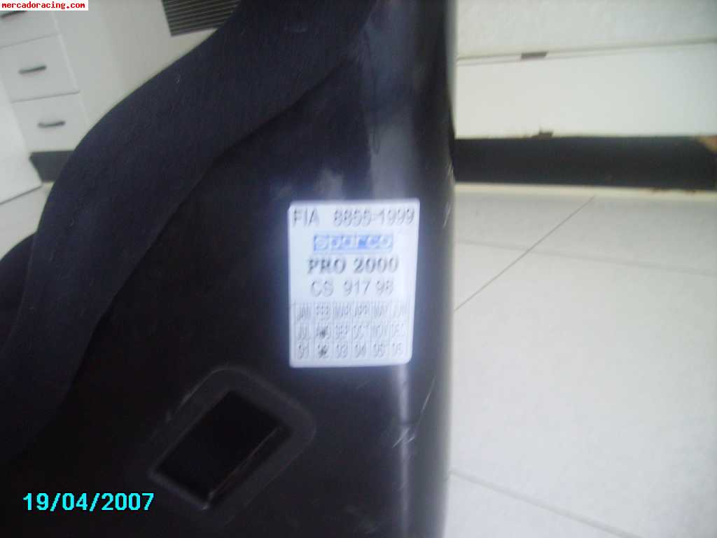 Asiento sparco pro 2000