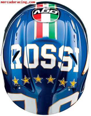 Casco de moto agv valentino rossi mugello
