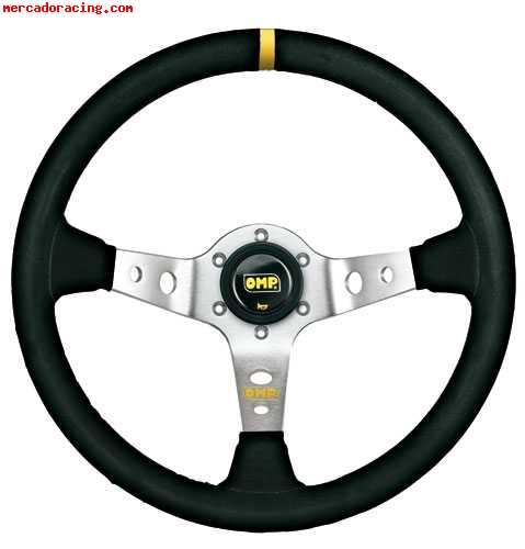 Kamikaze. venta de volante omp negro con brazos plata