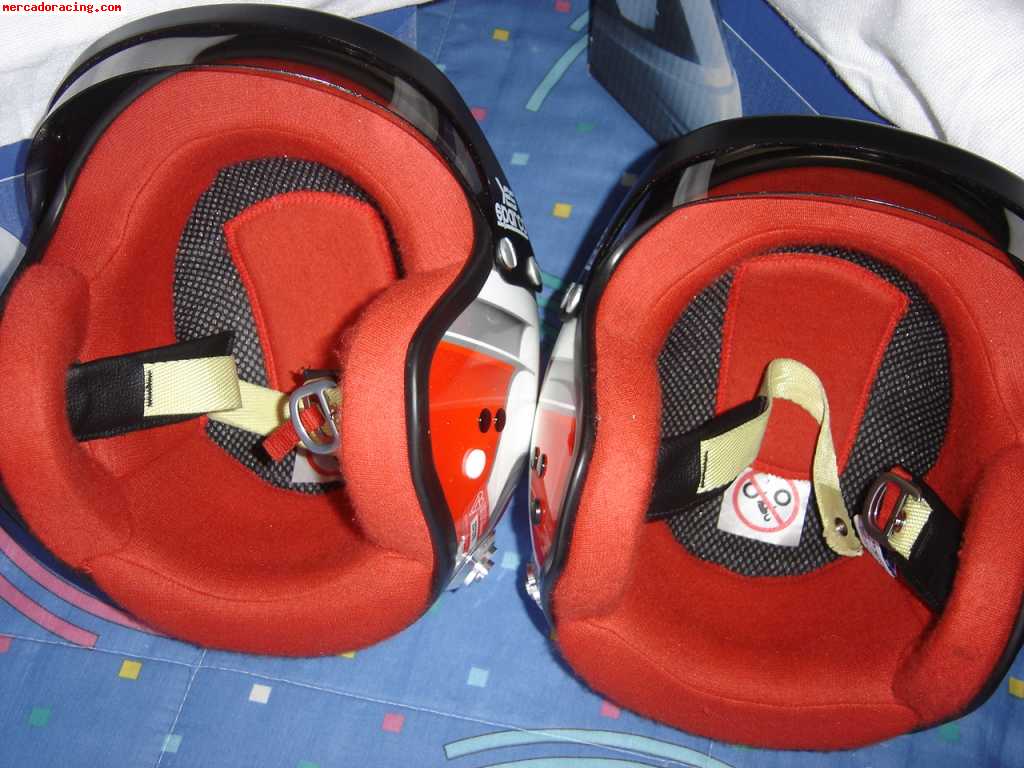 Se venden cascos pro jet con clip de hans