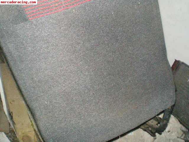 Vendo pareja asientos de r5 gt turbo lineas  rojas delantero