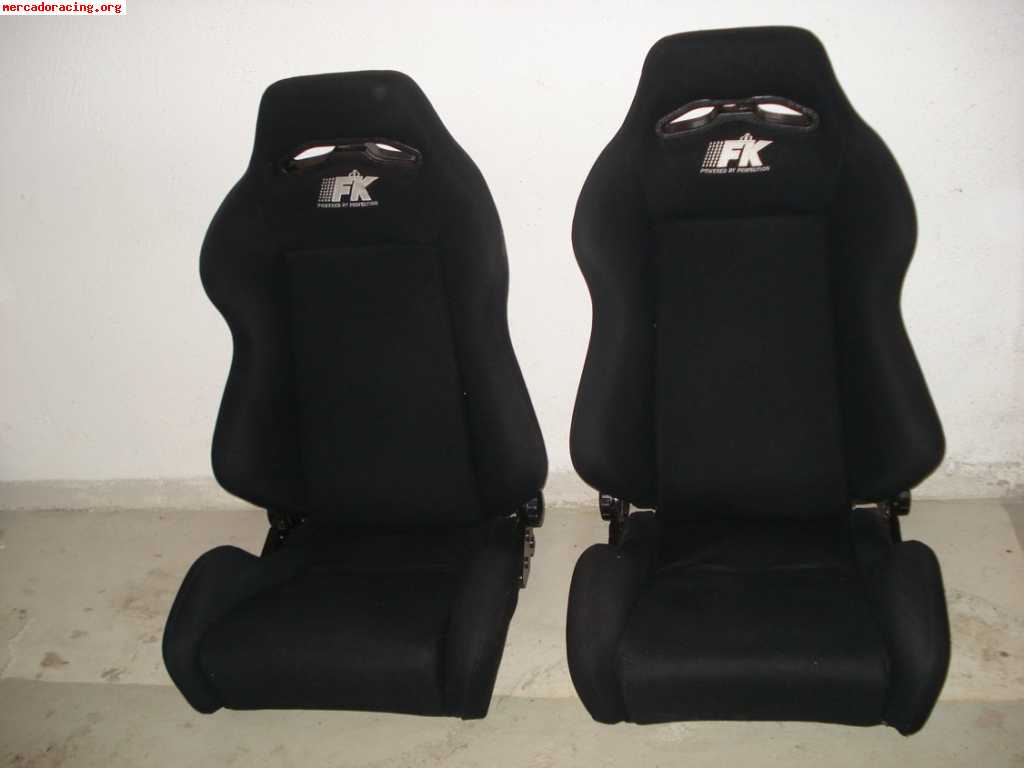 Vendo pareja de baquet reclinables fk