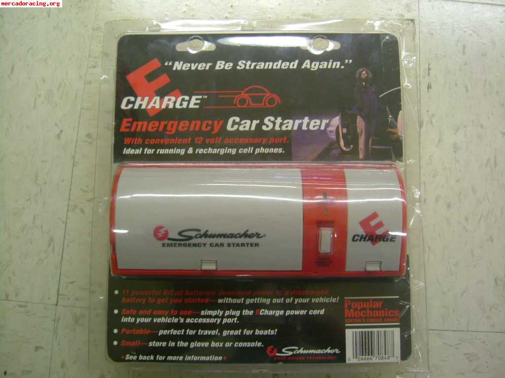 Cargador de emergencia schumacher