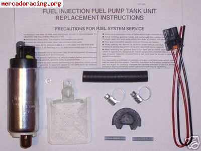 Walbro fuel pump 255 lph + kit instalacion