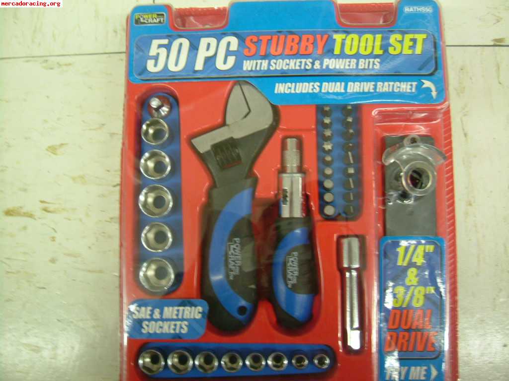 Estuche de 50 llaves power craft