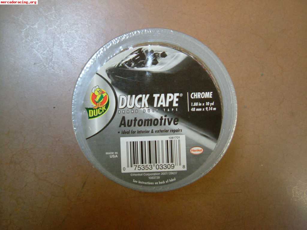 Cinta americana duck tape, la autentica