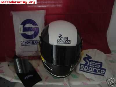 Casco sparco challenger con clips para hans