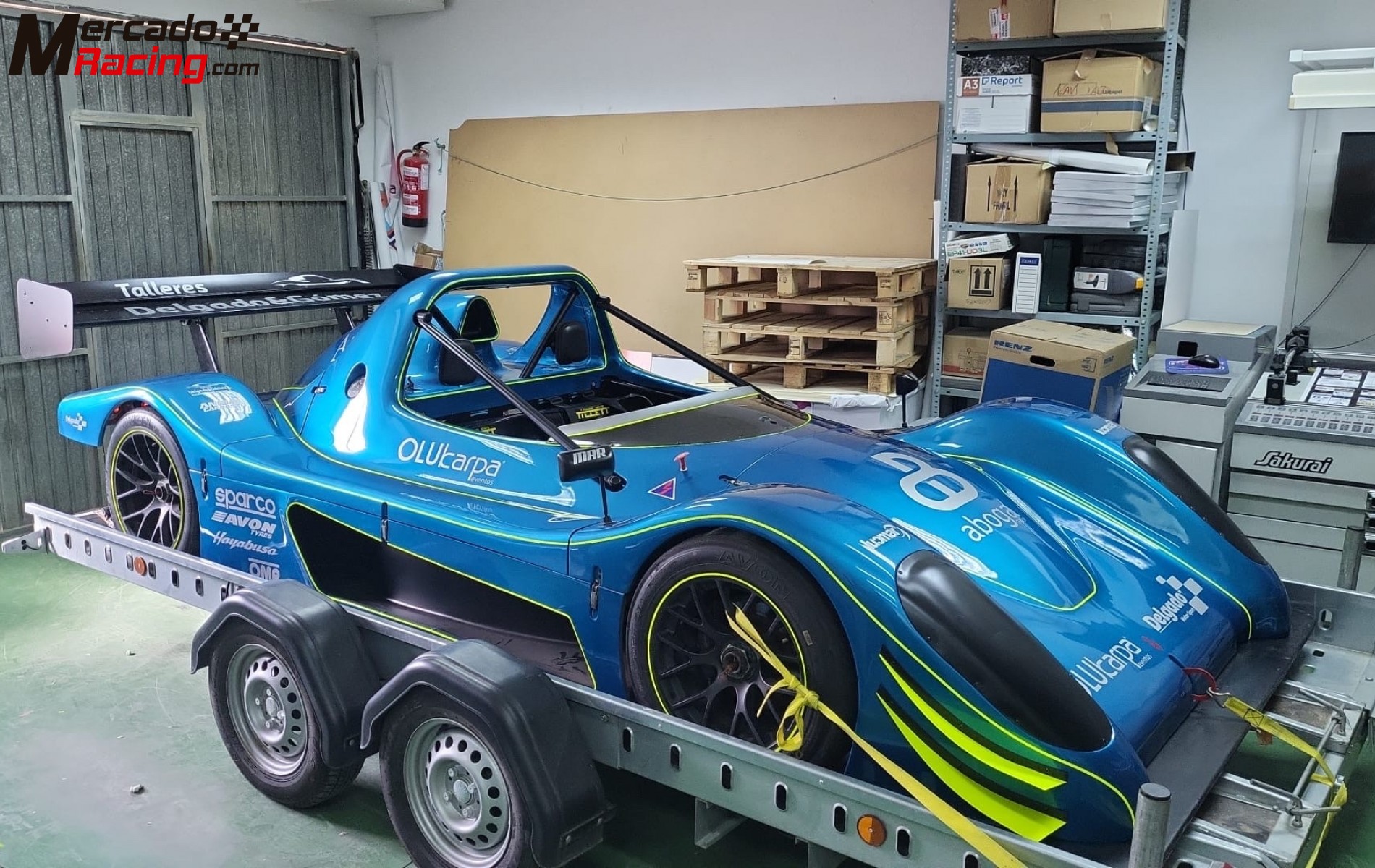 Vendo barqueta radical sr3  motor hayabussa 1300, l