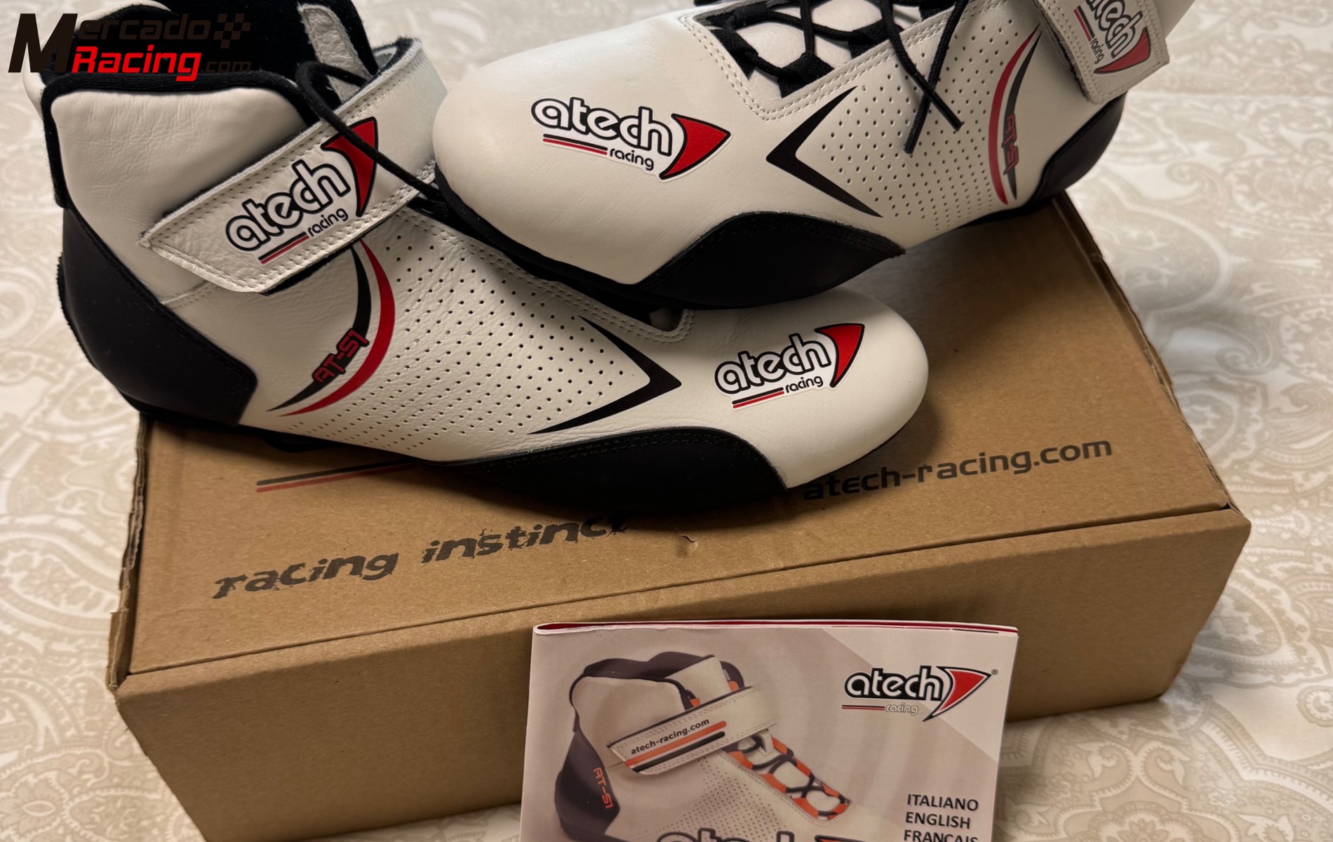 Botines nuevos atech racing 