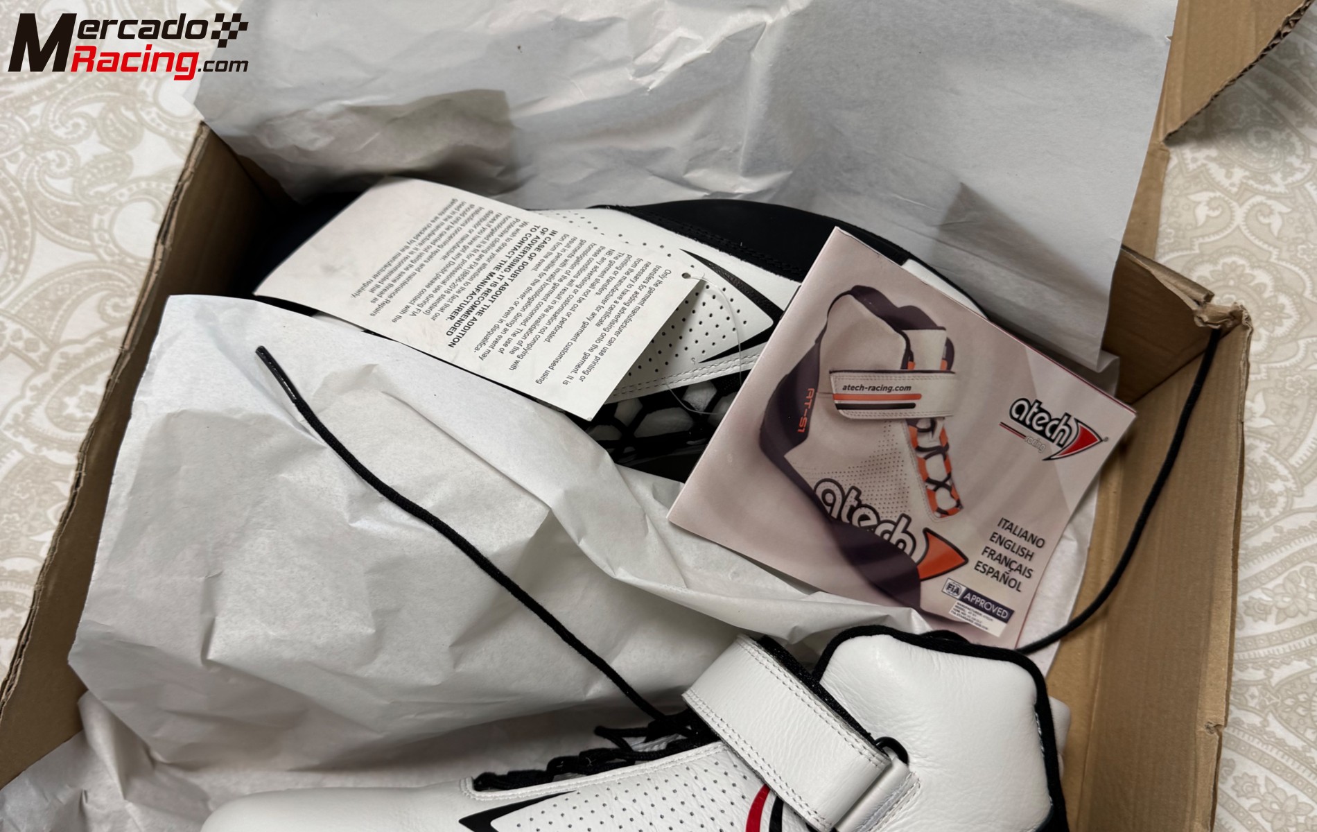 Botines nuevos atech racing 