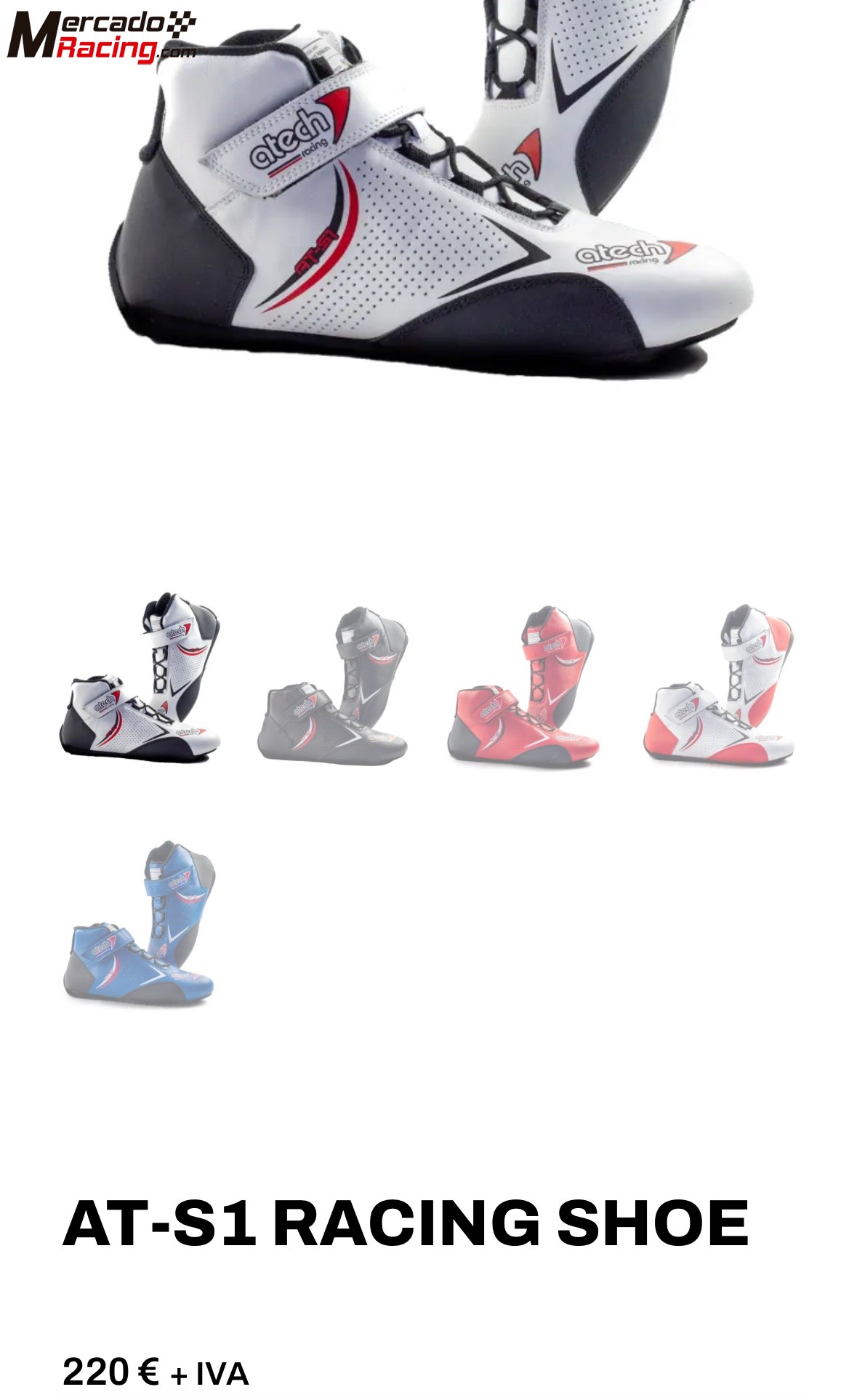 Botines nuevos atech racing 