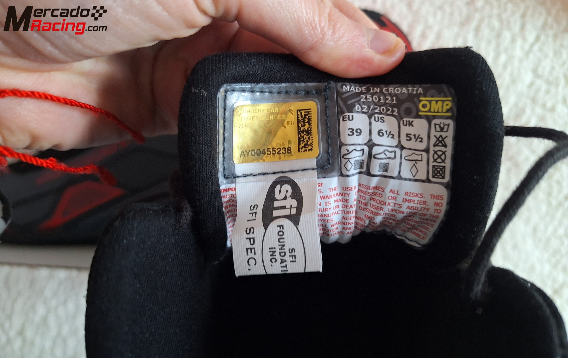 Botines rally omp sport