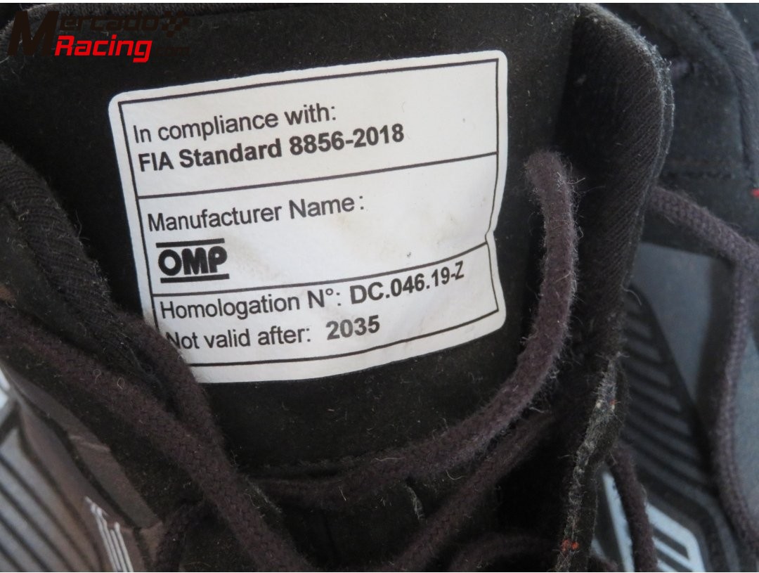 Botas omp sport my22 fia negro