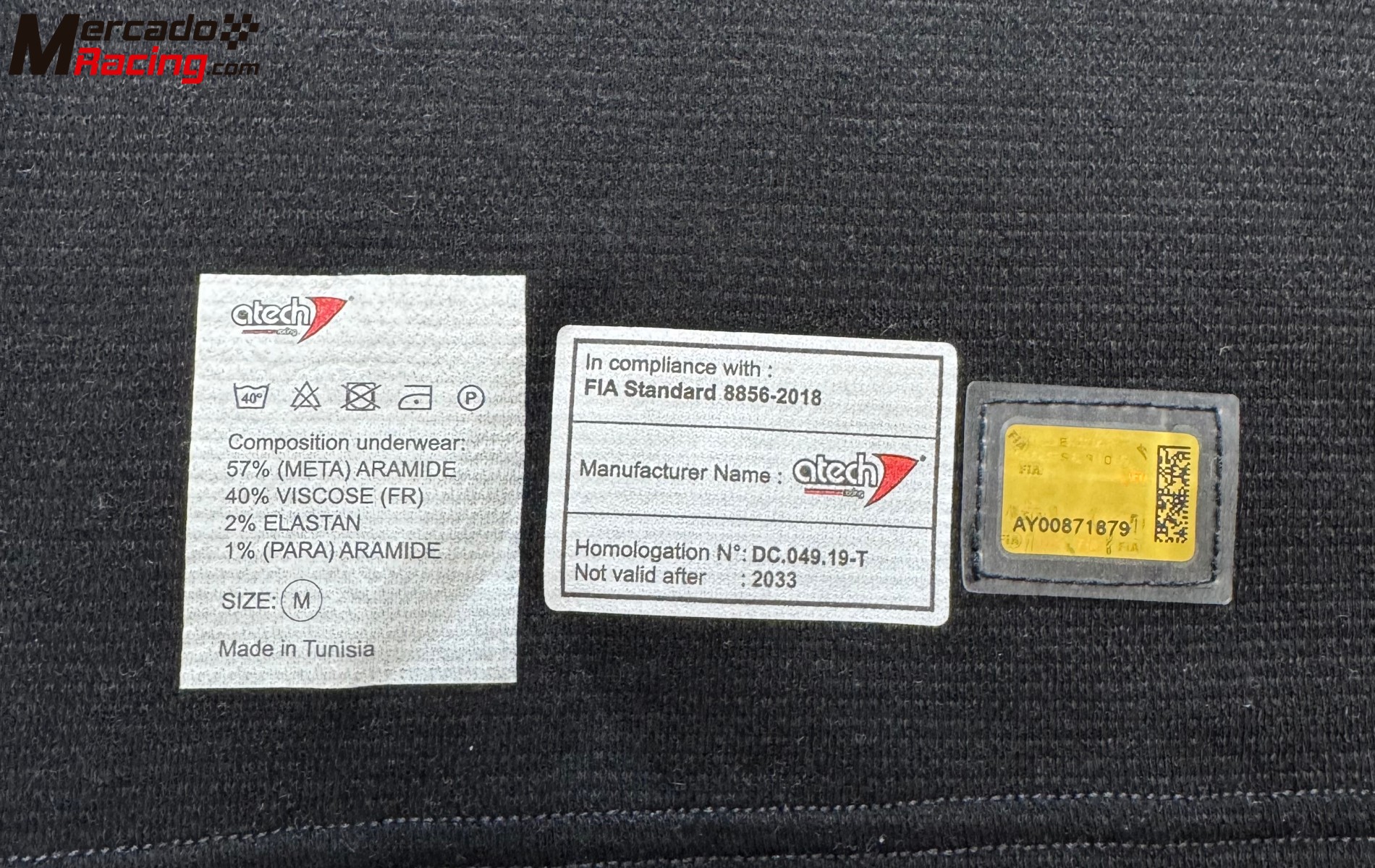 Camiseta interior atech fía nueva 