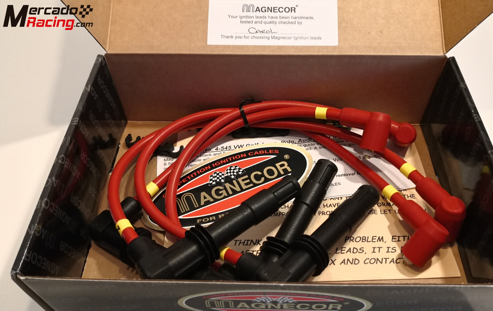 Cables bujias magnecor volkswagen golf / corrado /polo