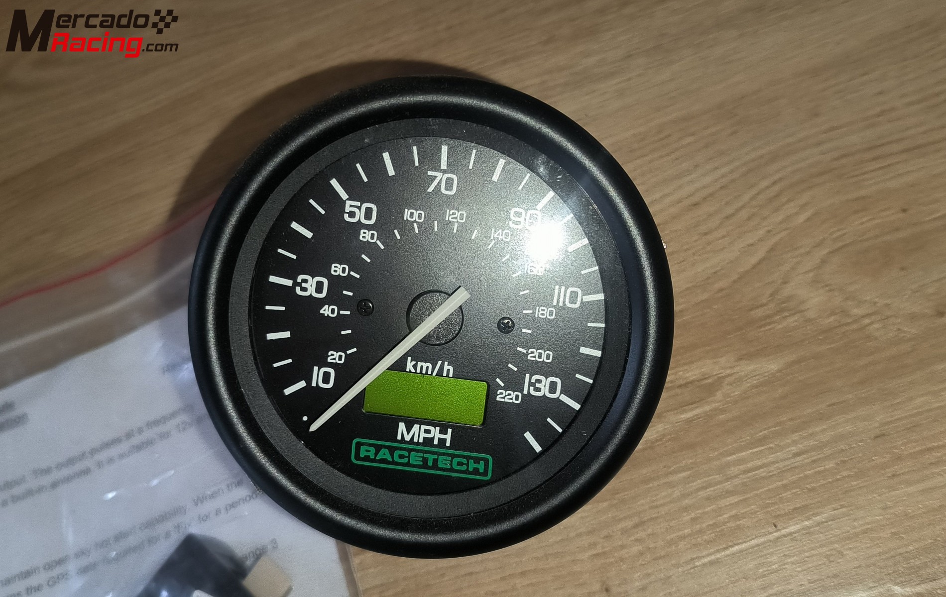 Velocimetro racetech con odometro