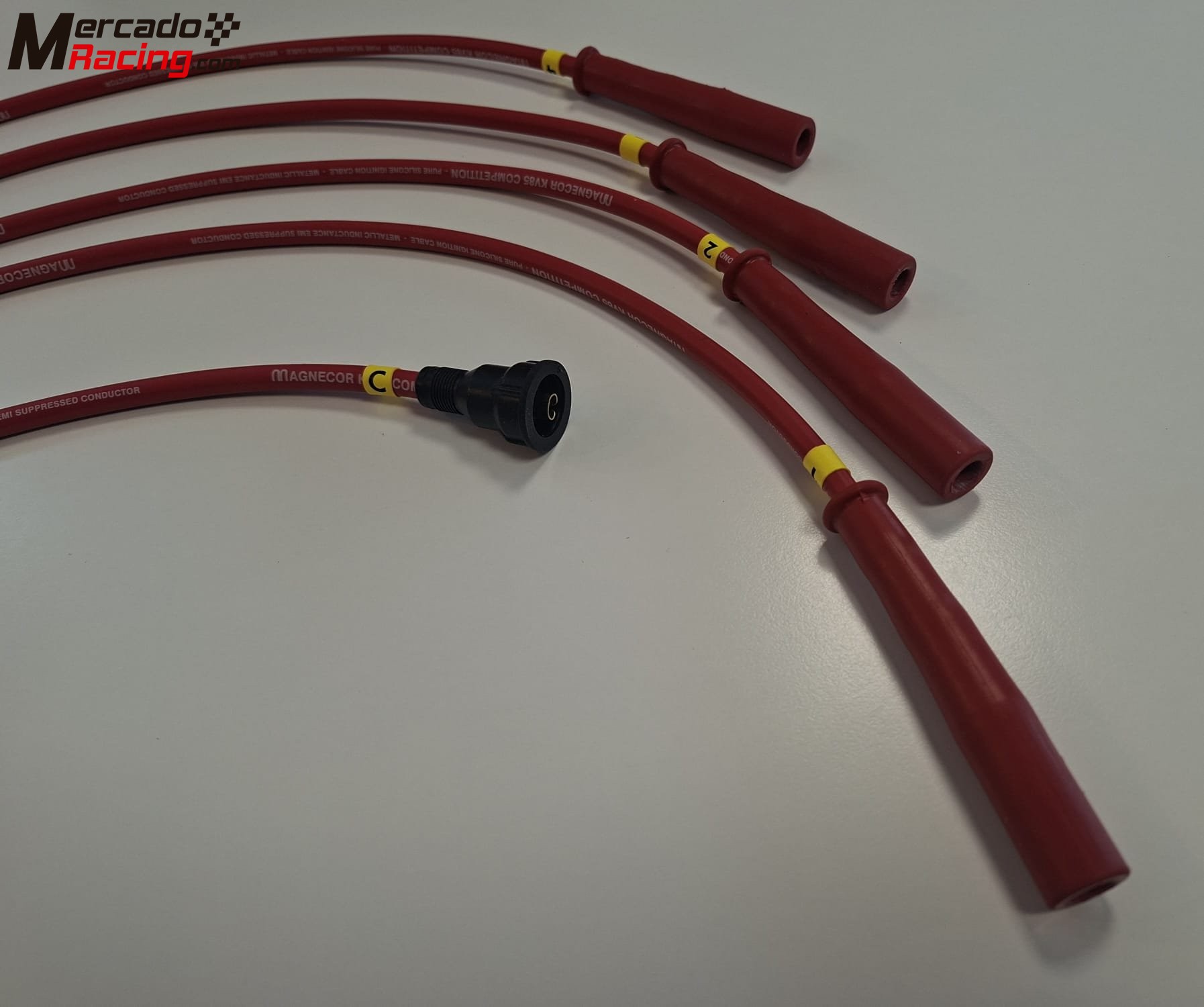 Ford escort mk3 & mk4 xr3i cables de bujias magnecor