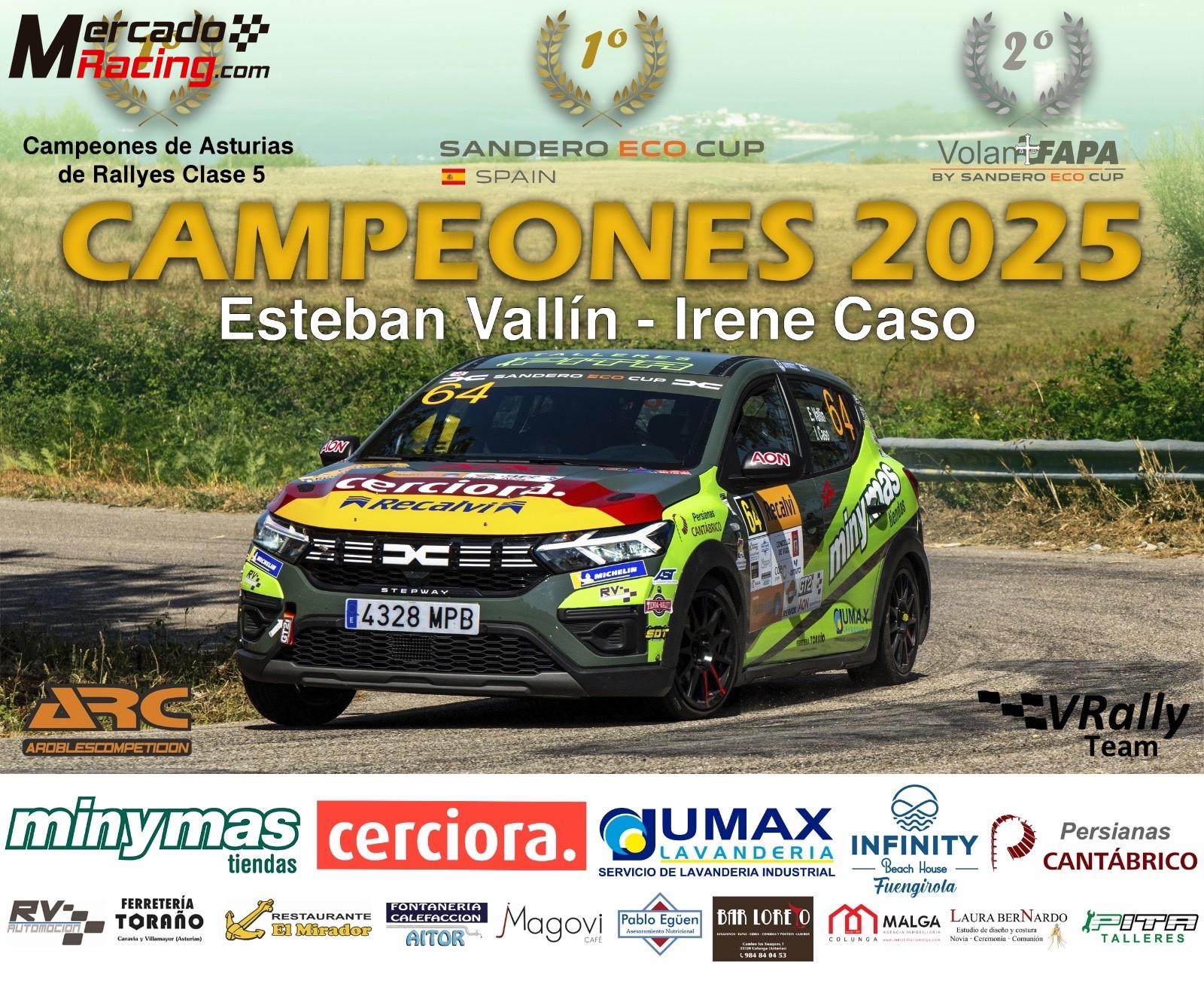 Sandero eco cup campeón copa nacional