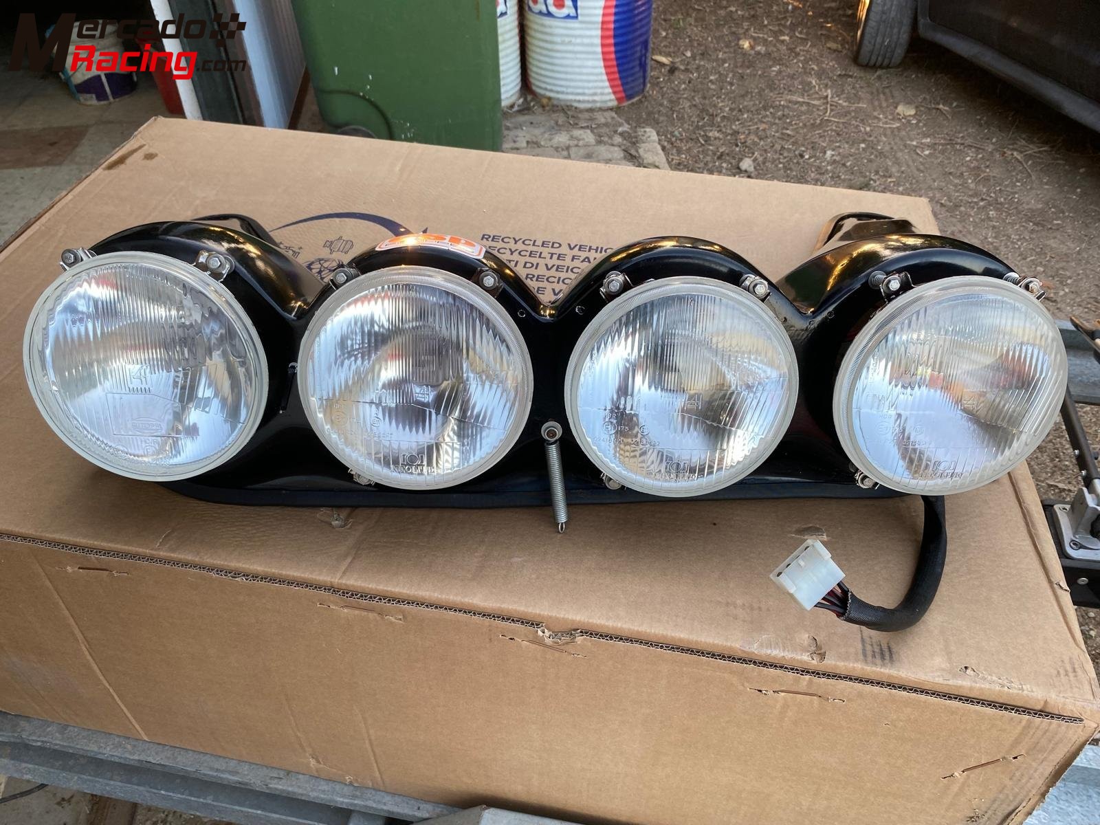 Parrilla faros renault clio sport 