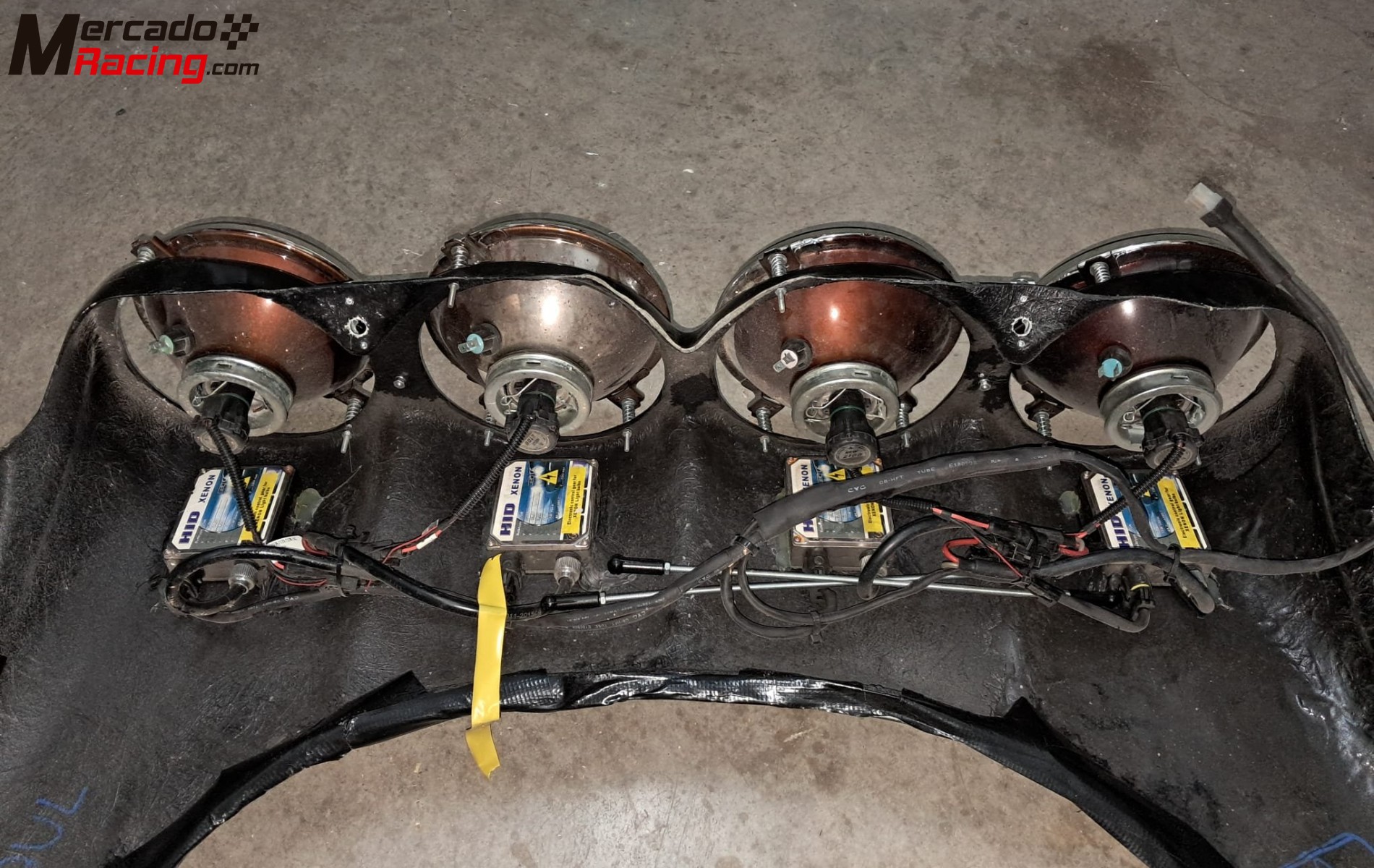 Parrilla faros xenon