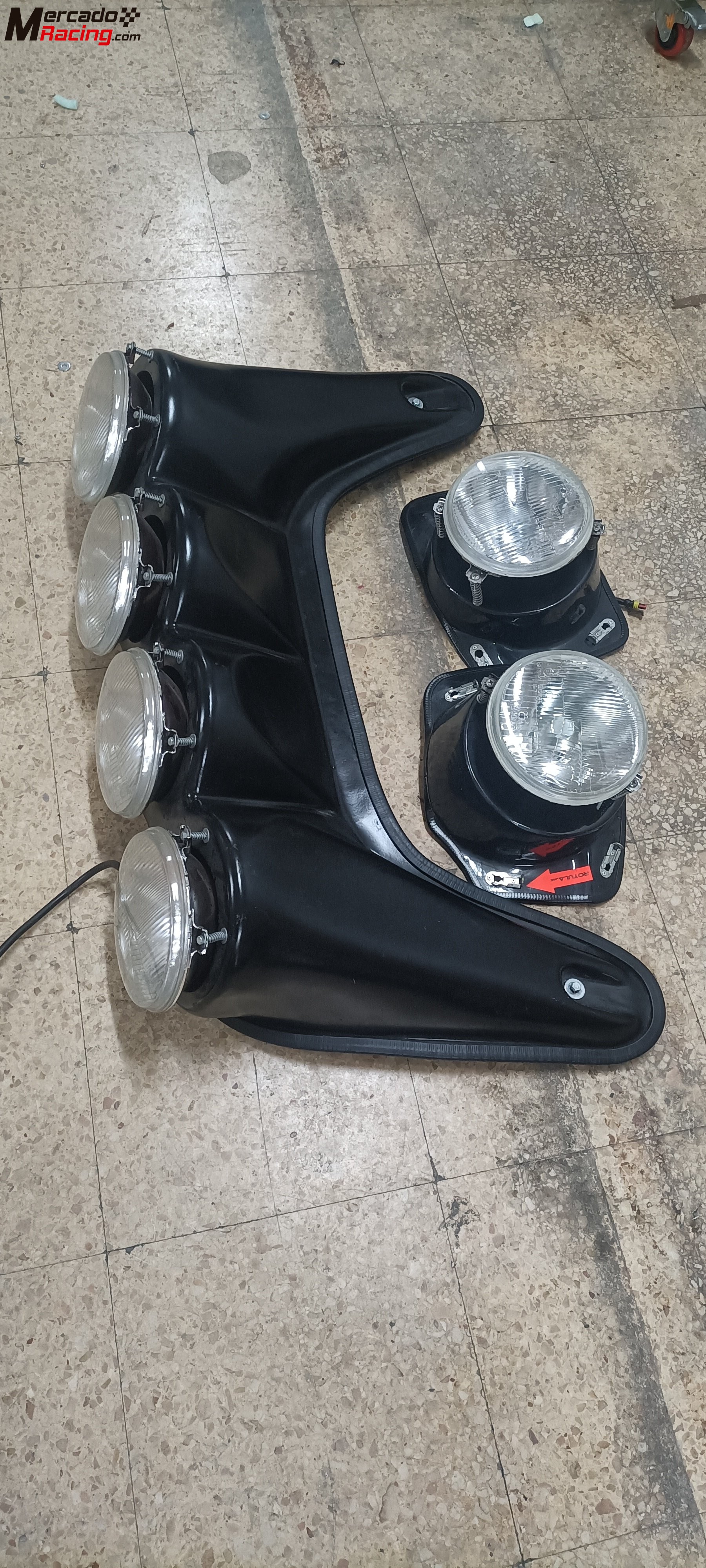 Parrilla faros + cuneteros citroen saxo