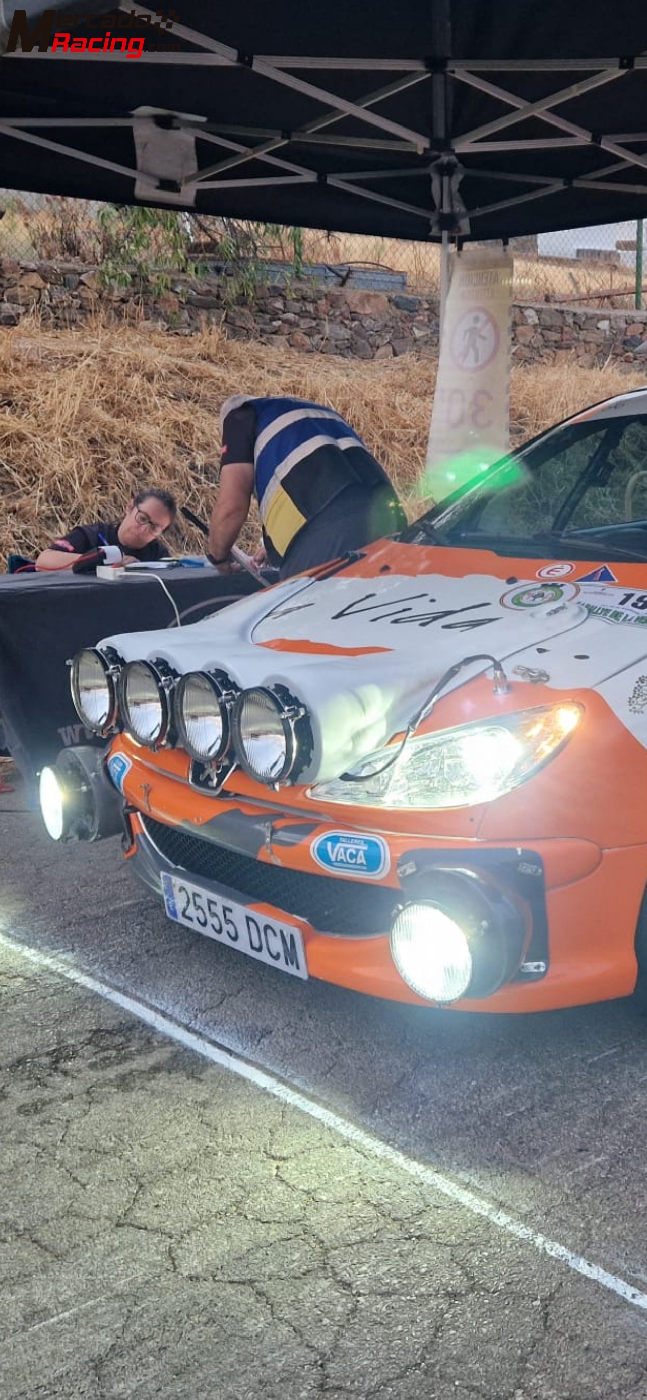 Parrilla y cuneteros peugeot 206 nuevo