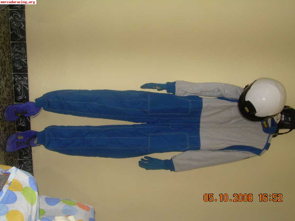  vendo equipacion completa piloto rally omp 