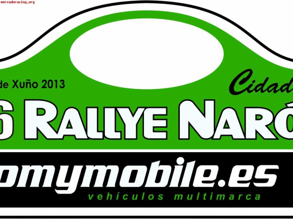 Se ofrece copiloto rally naron 2013