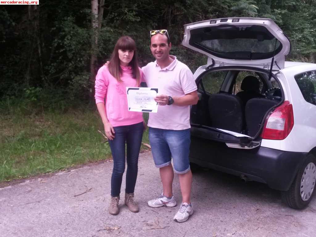 Copilota para campeonato cantabro 2014