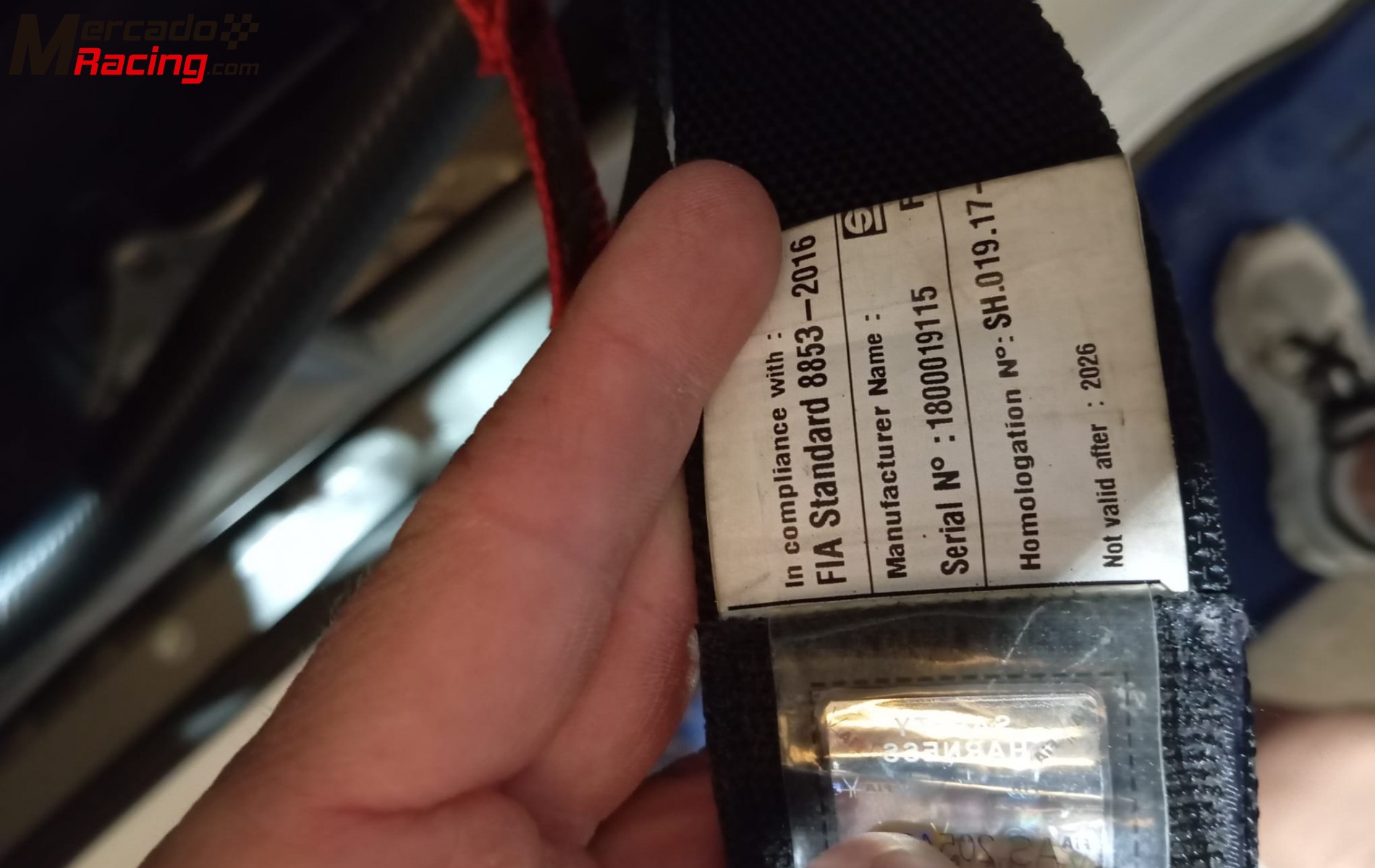 Se venden pareja de arneses sparco 6 puntos 