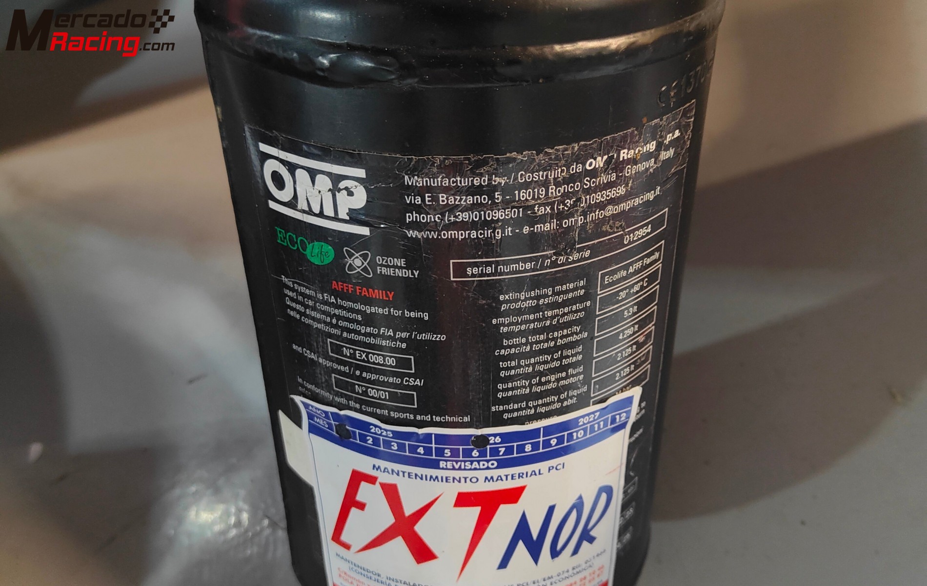 Extinción automática omp