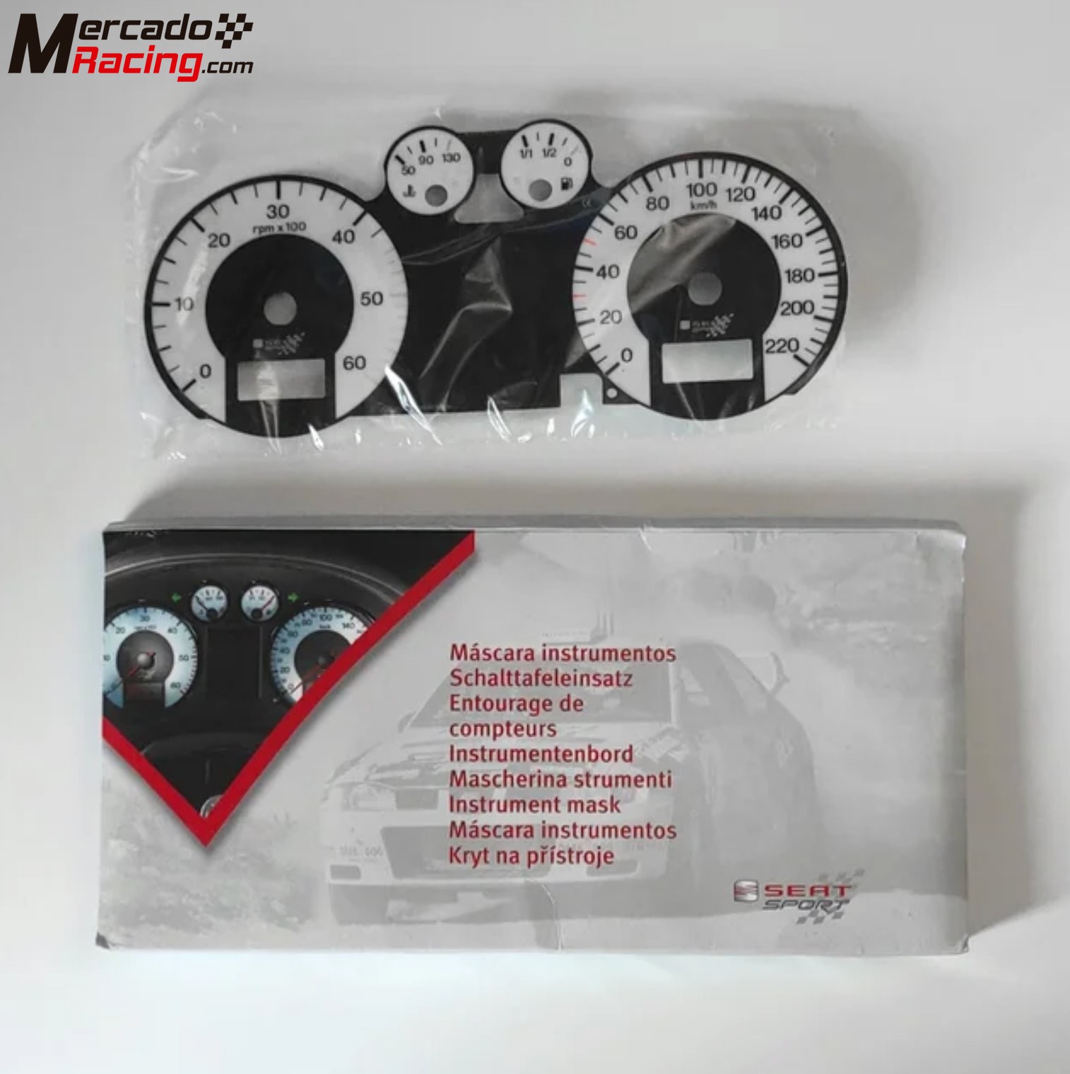 Máscara instrumentos seat sport tdi