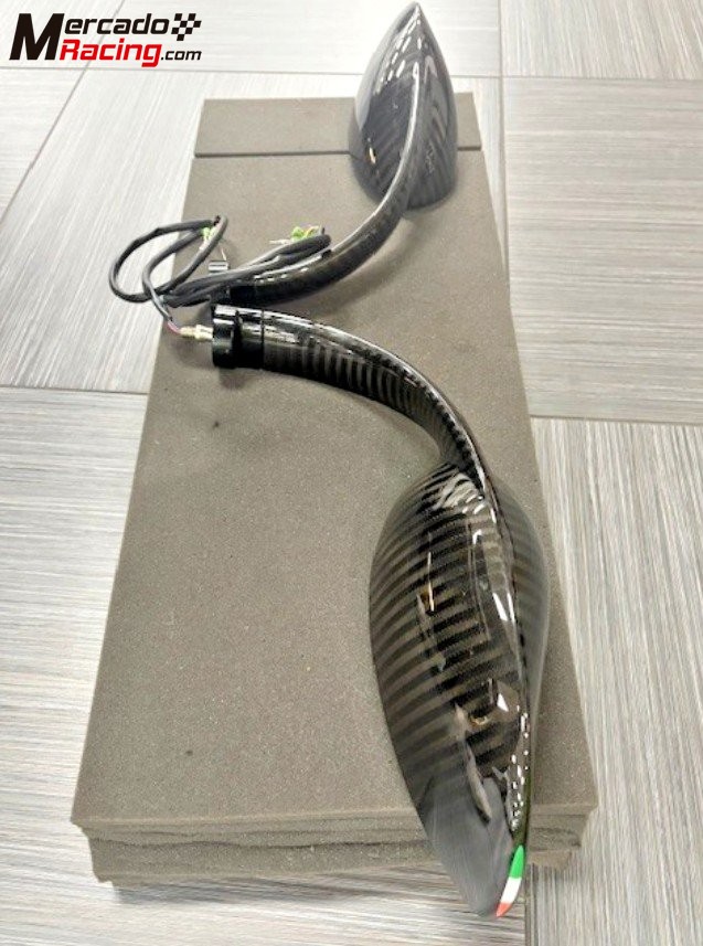 Pagani huayra fiber side mirrors 