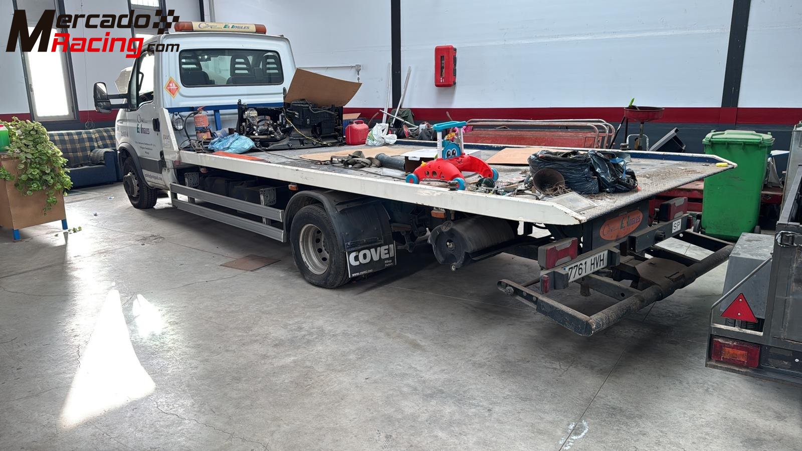 Grua portacoches iveco 35 c15