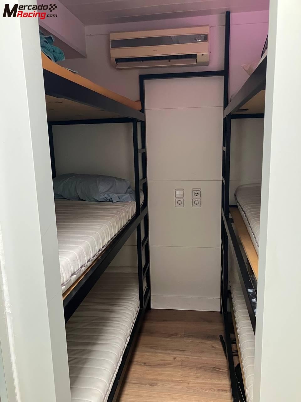 Camion man 460 + semirremolque taller-vivienda para carreras motos/quads