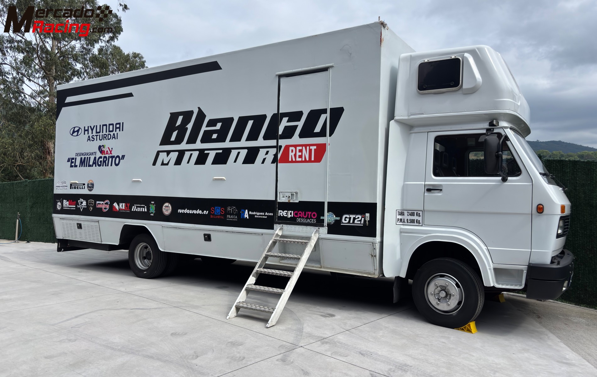 Camión man 6100f asistencia 