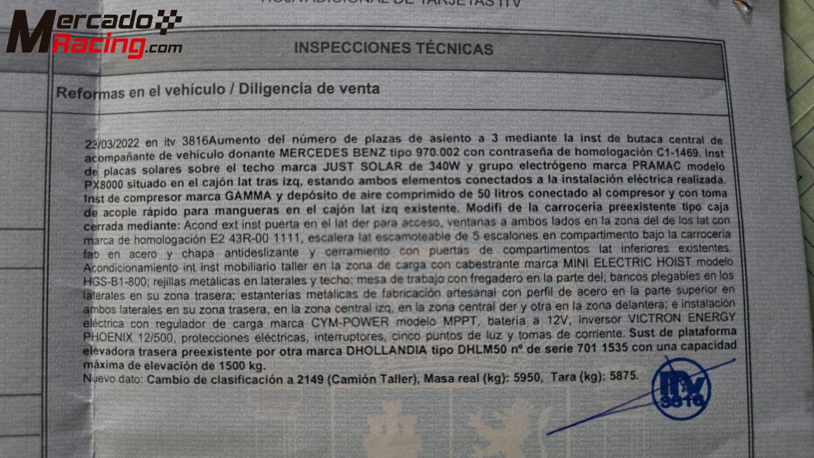 Camión asistencia taller mercedes atego