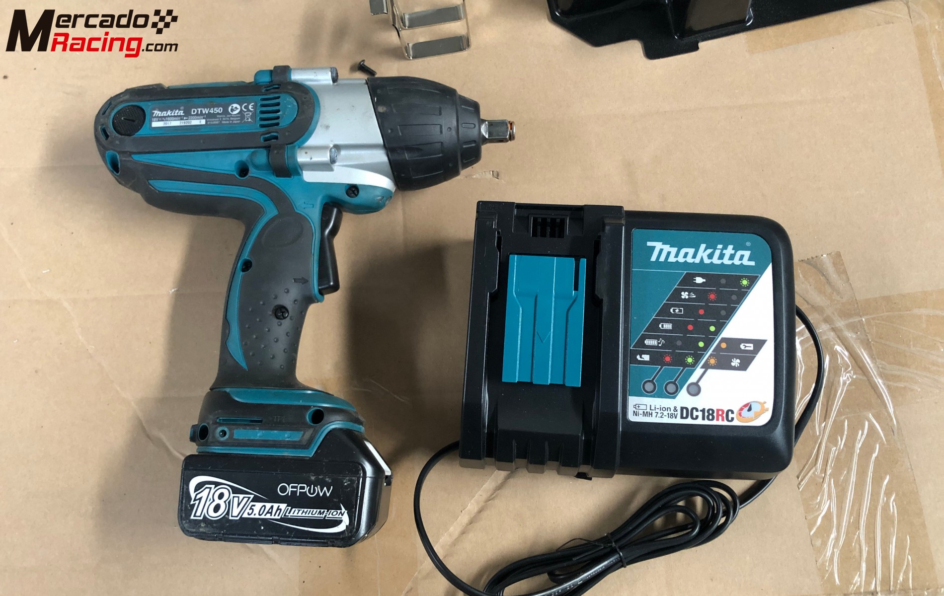 Atornillador pistola impacto makita