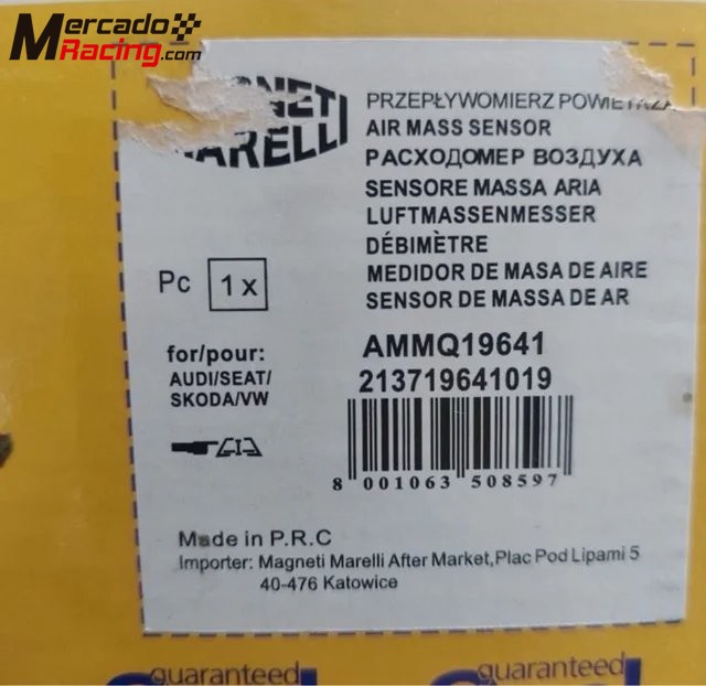 Caudalímetro audi a3 8p