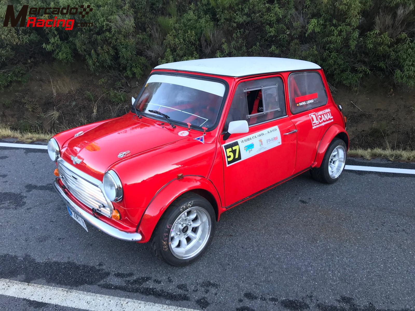 Mini cooper preparado para rally