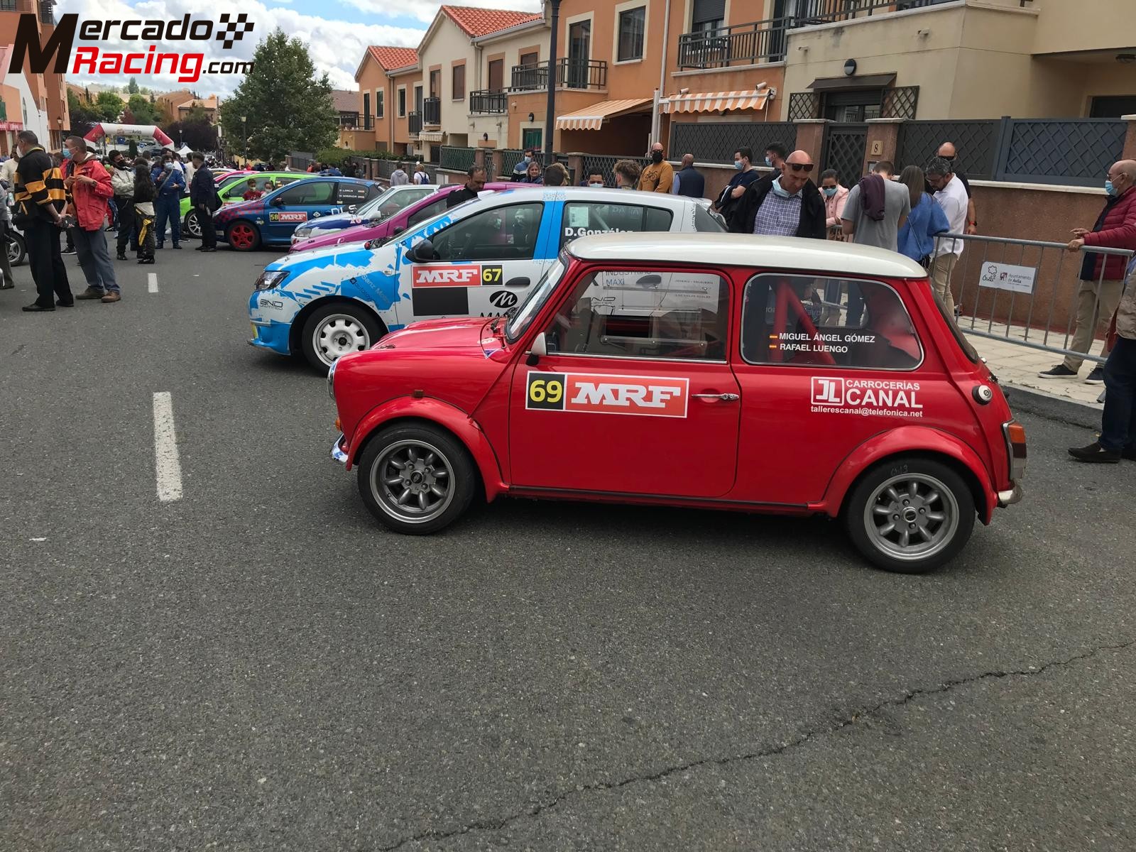 Mini cooper preparado para rally