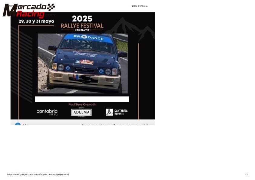 Ford sierra cosworth 4x4 grupo a