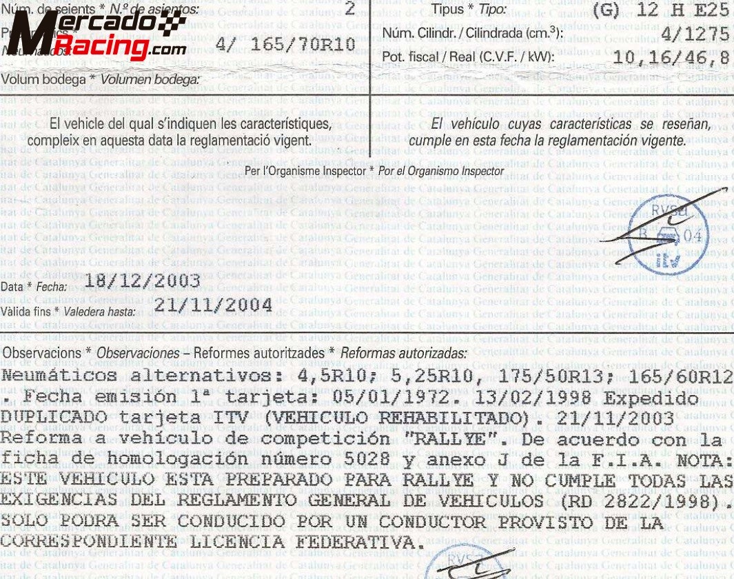 Mini clasico gr 2 1972