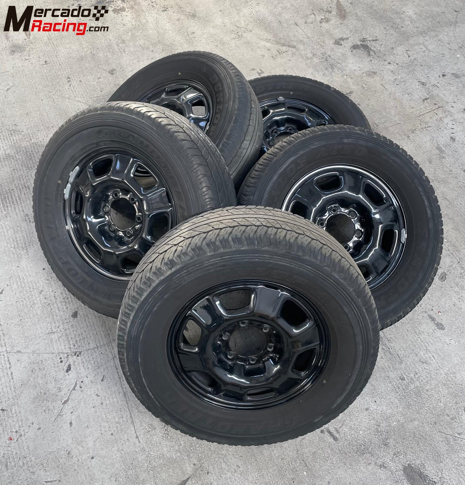 5 llantas toyota land cruiser