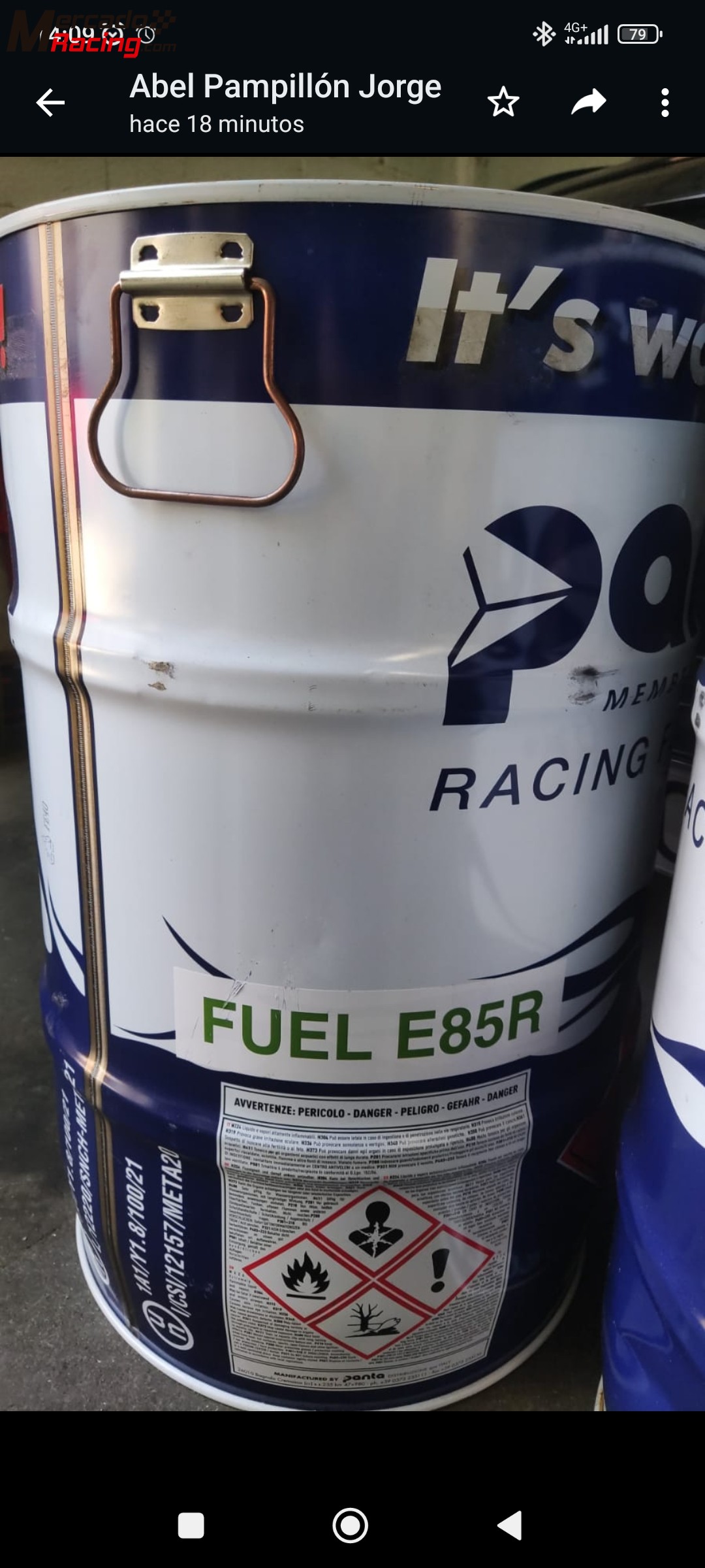 Etanol panta fuel e85r