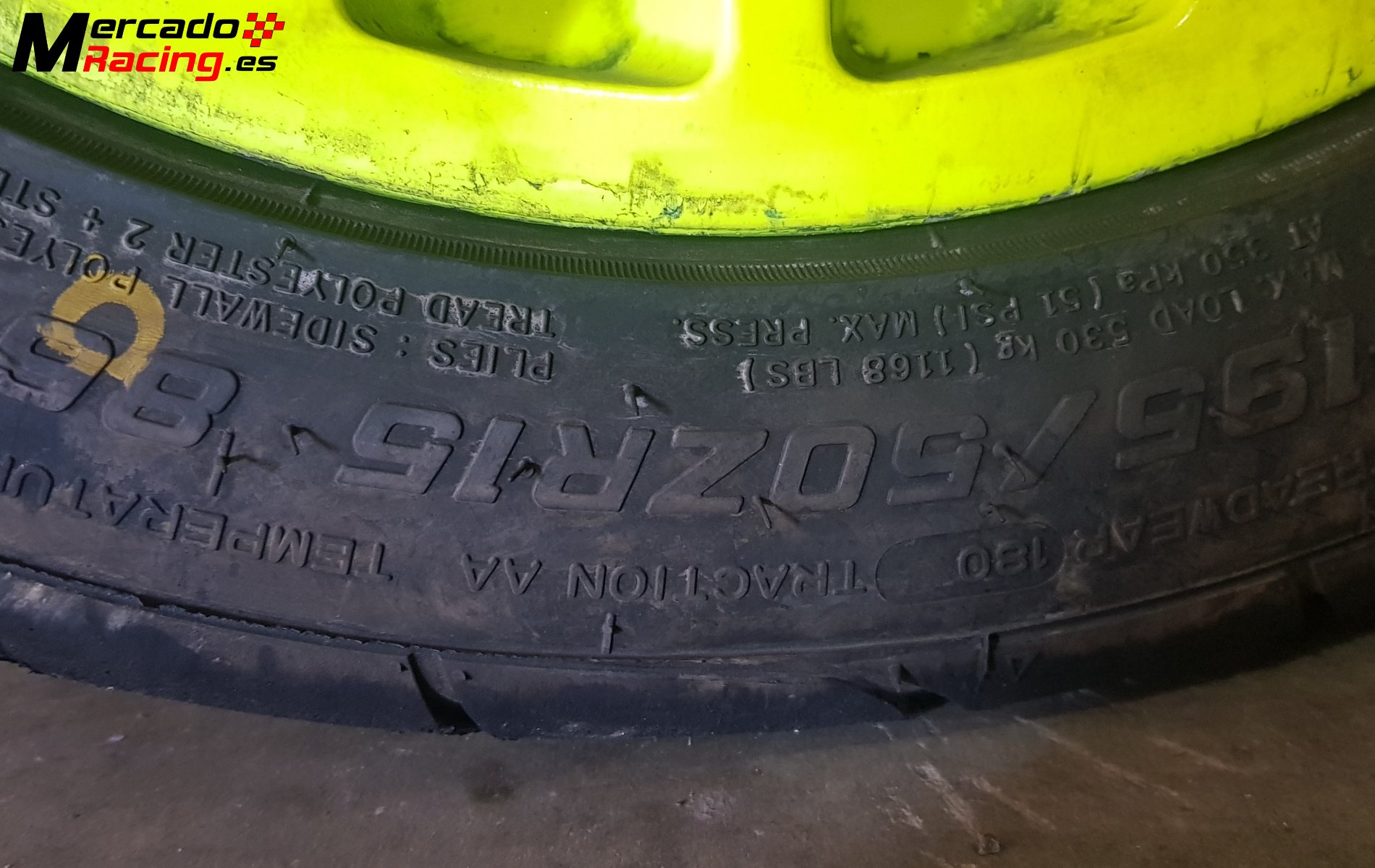 Neumaticos semisliks nakang 195/50r15