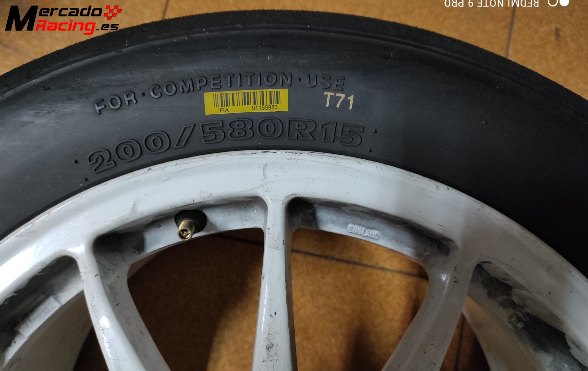 Hankook t71 200/58/15 seminuevos 15kms