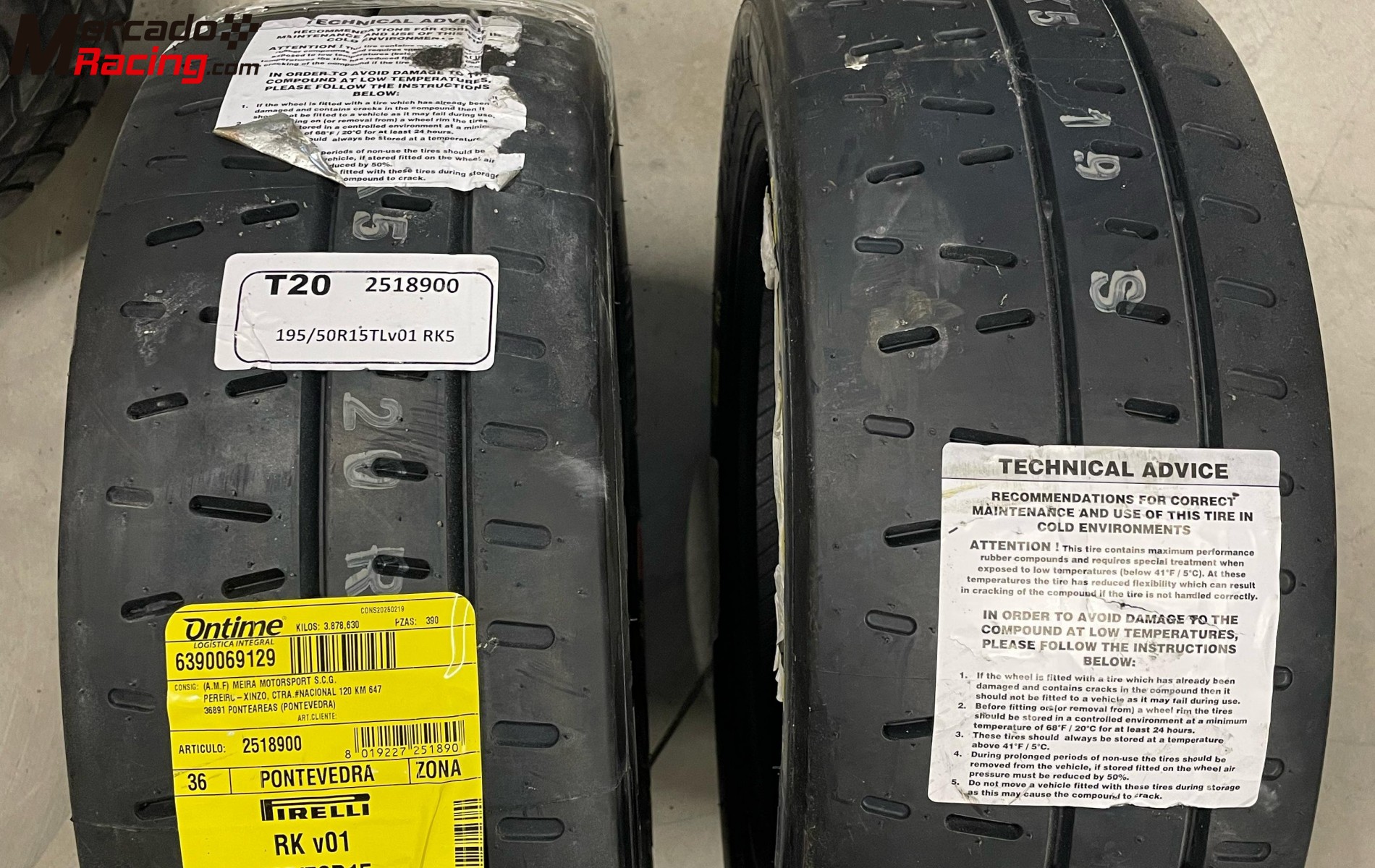 Pirelli rk5 en 15