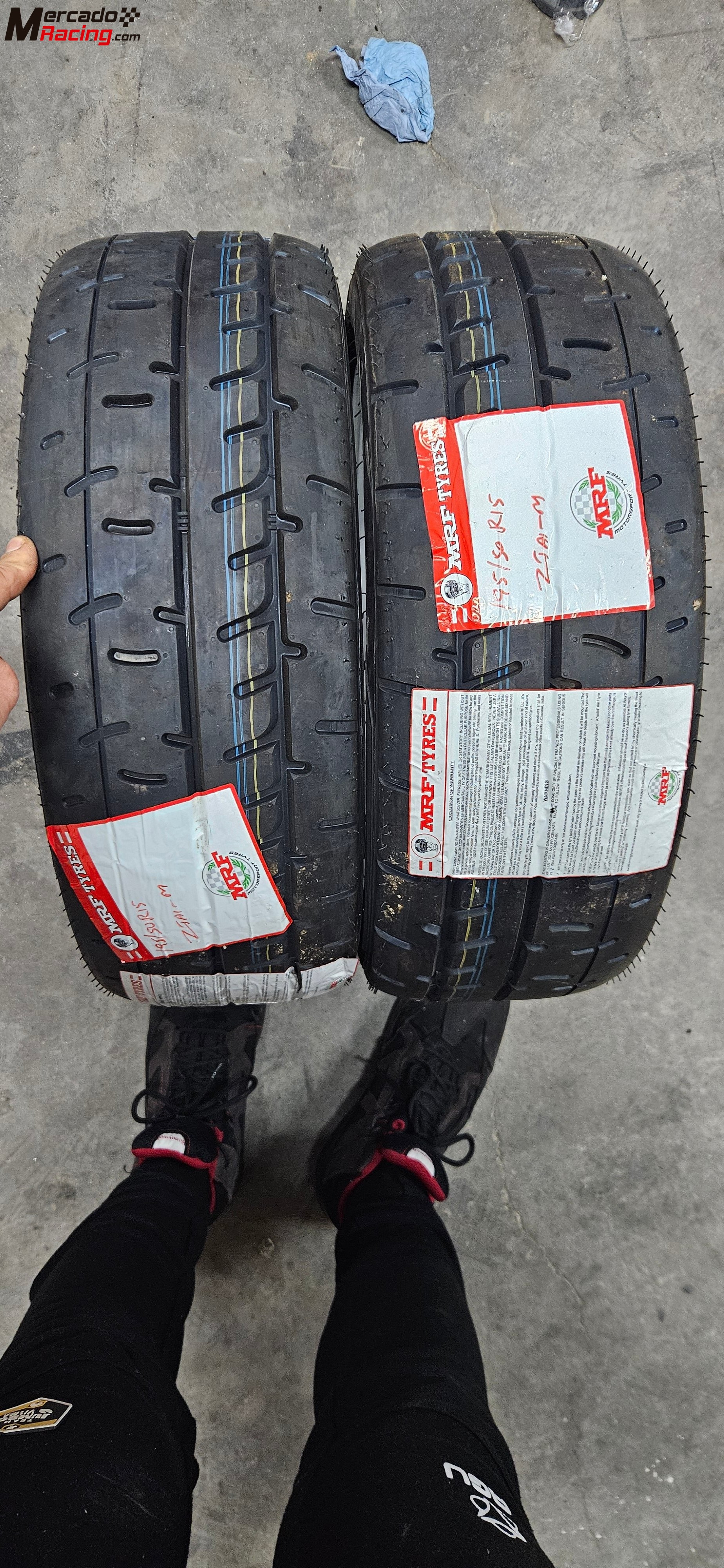 2 mrf tyres nuevas