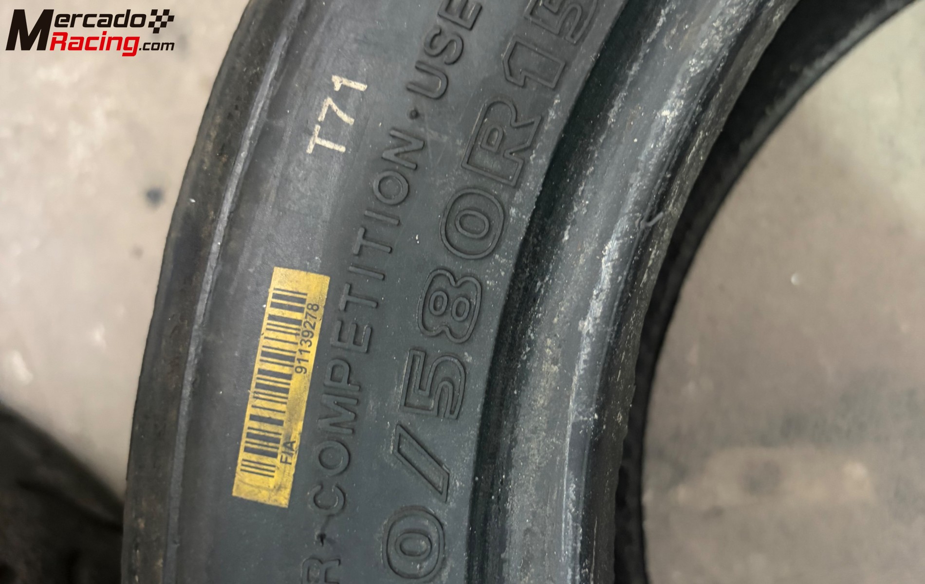 2 slicks hankook 15” - t71